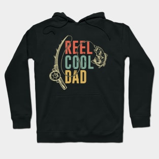 Reel Cool Dad Fisherman Daddy Father's Day Gifts Fishing Hoodie